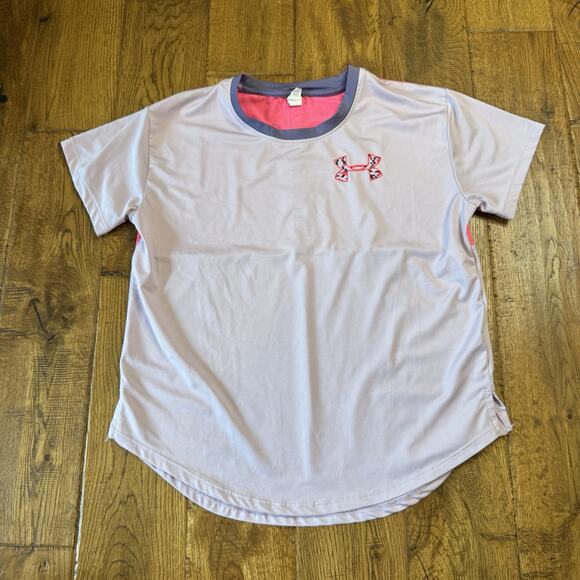 Under Armour Girls Sweatpants and Shirt Athletic Active Wear Youth Medium Pink - Picture 2 of 5